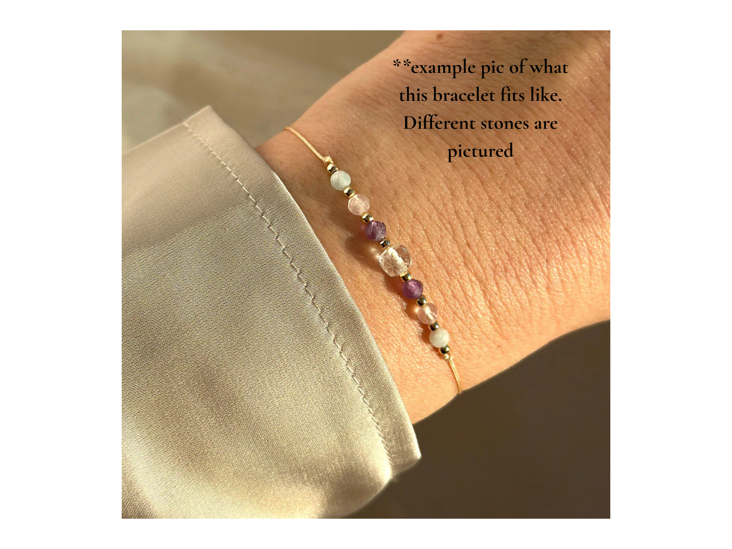 Pisces Gemstone Constellation Bracelet