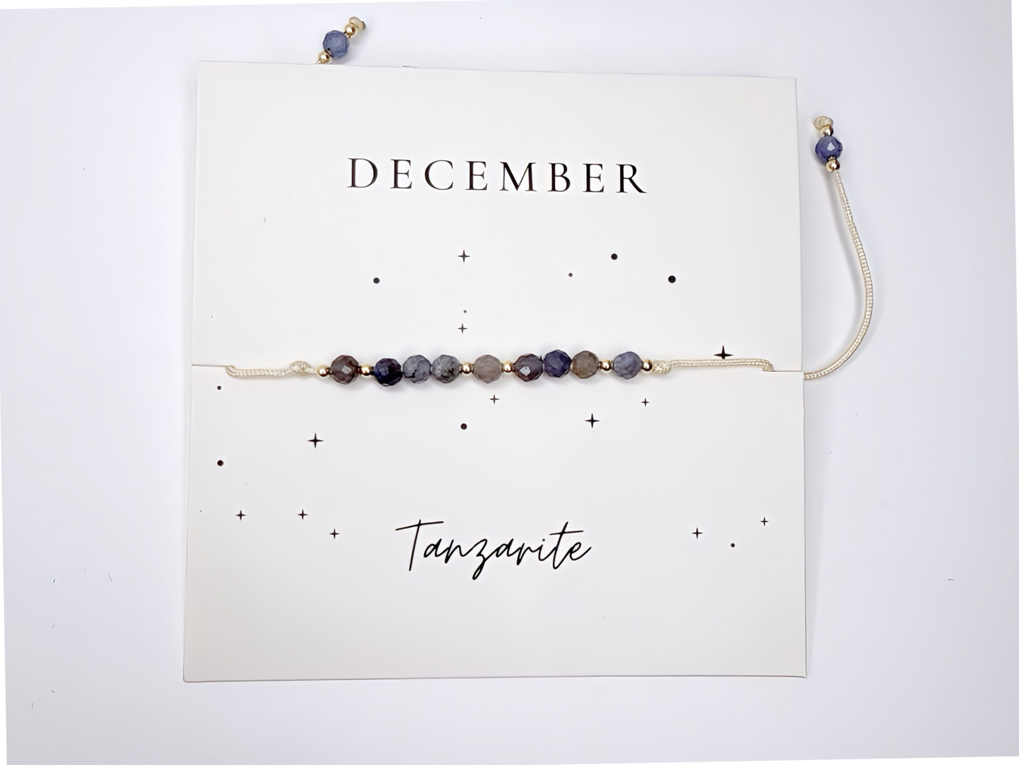December Gemstone Bracelet-Tanzanite Birthstone
