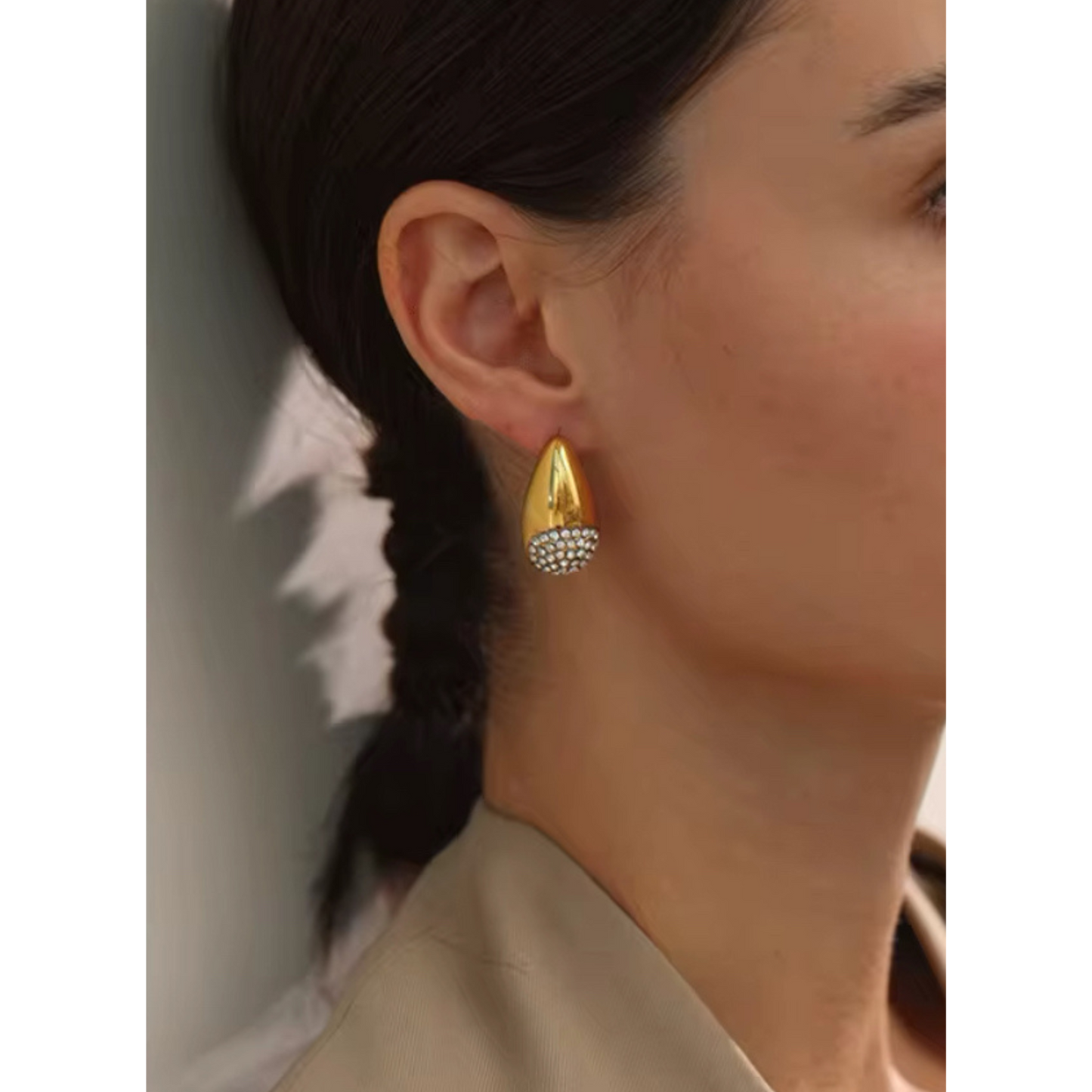 Cluster Gem Droplet Studs
