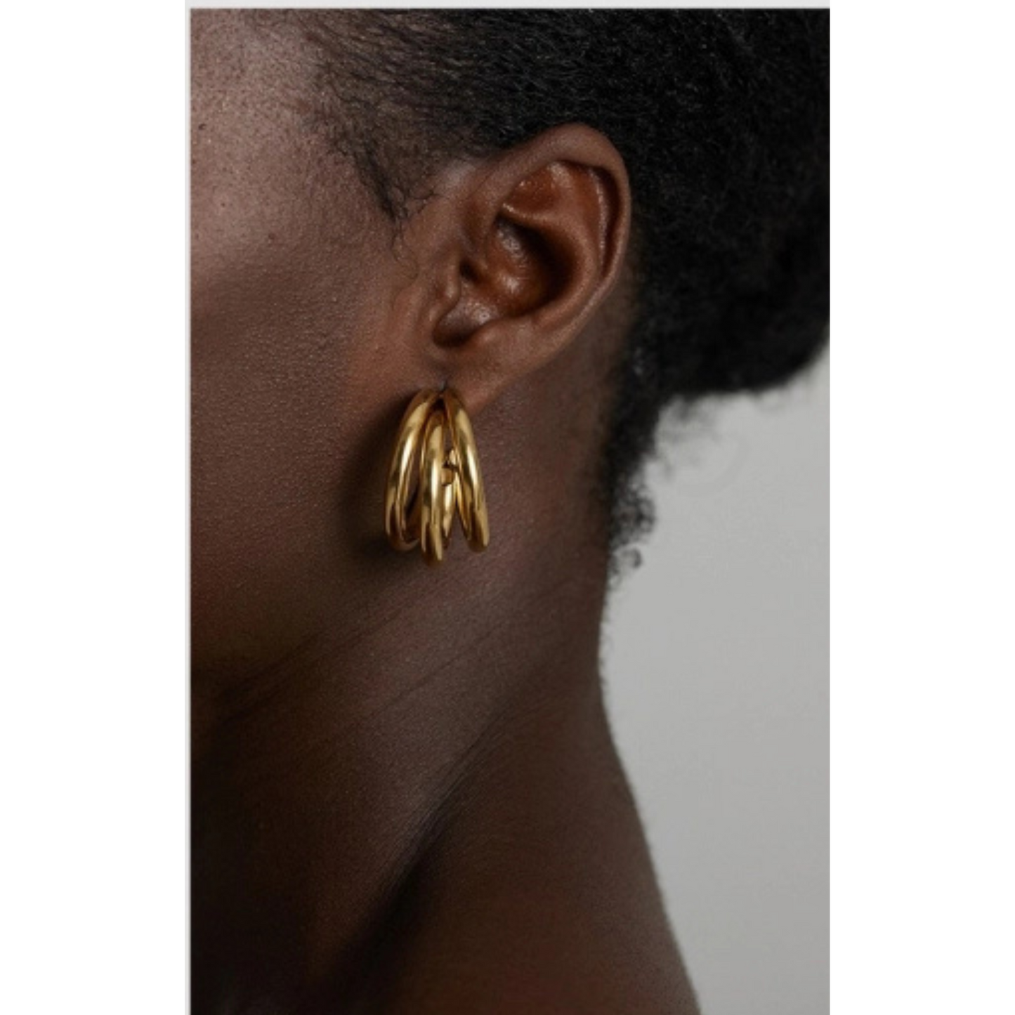 Triple Hoop Earring