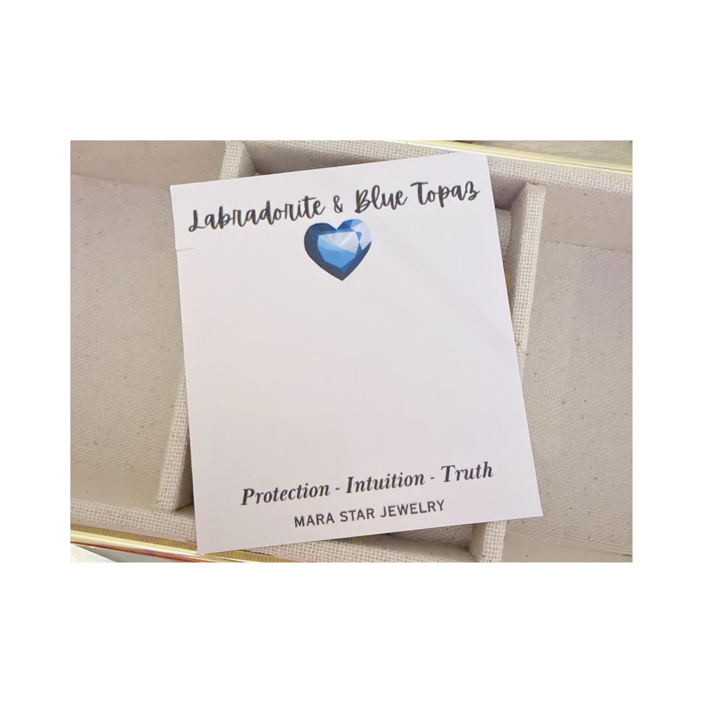 Labradorite Blue Topaz Pendant Necklace: 18K Gold Vermeil Sterling Silver