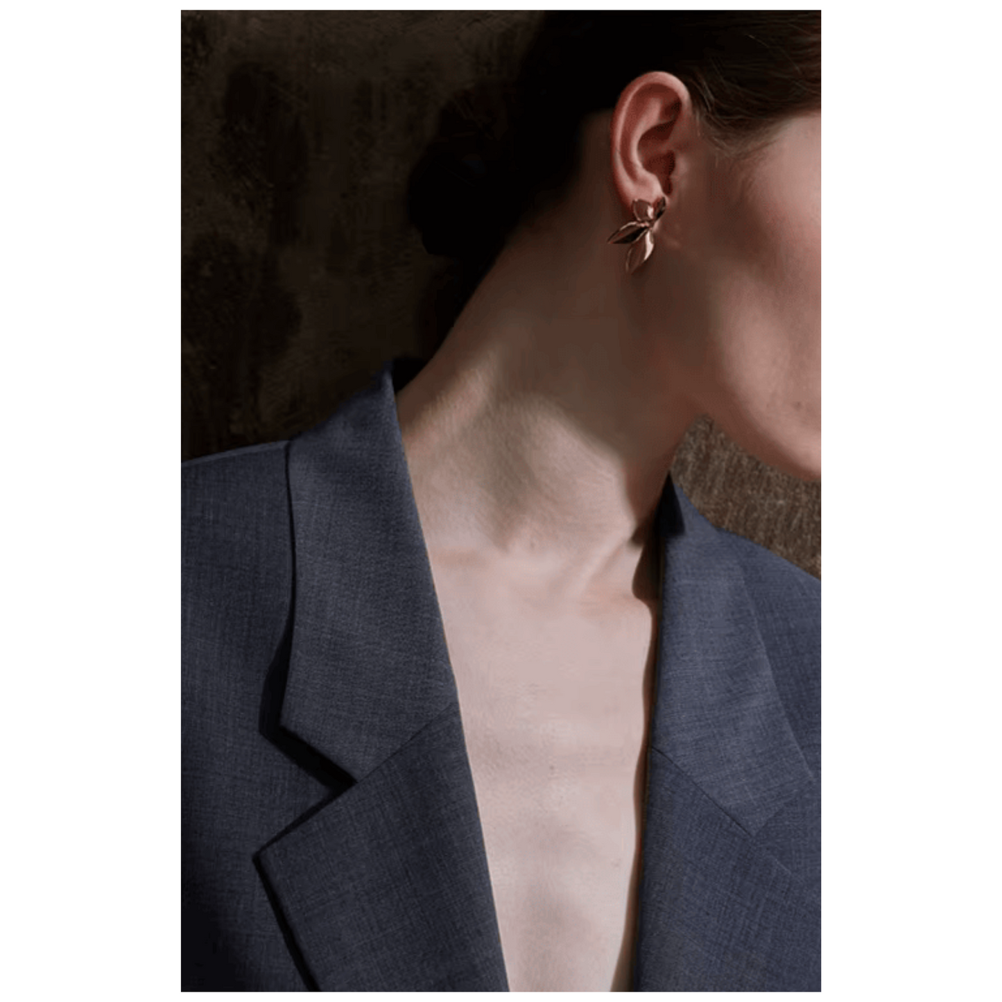 Fanned Out Floral Studs