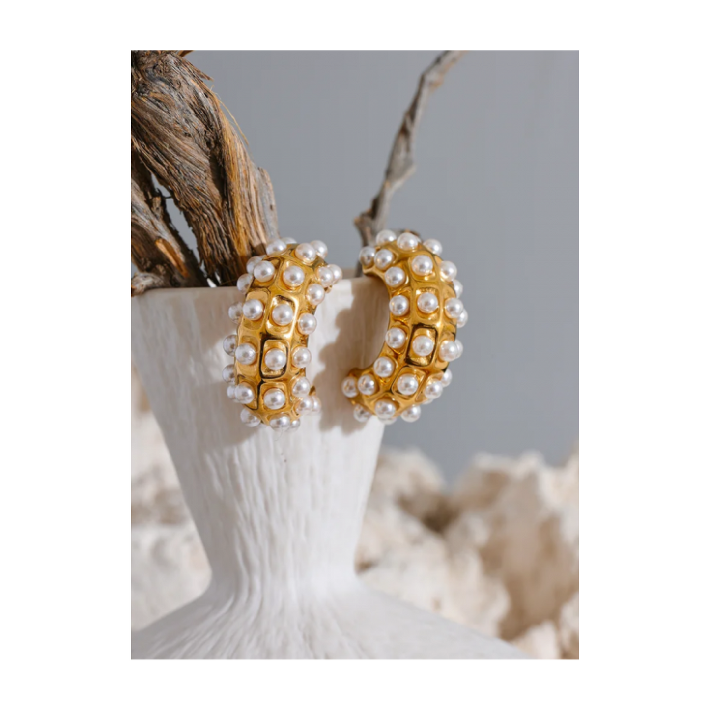 Vintage Inspired Pearl Earrings