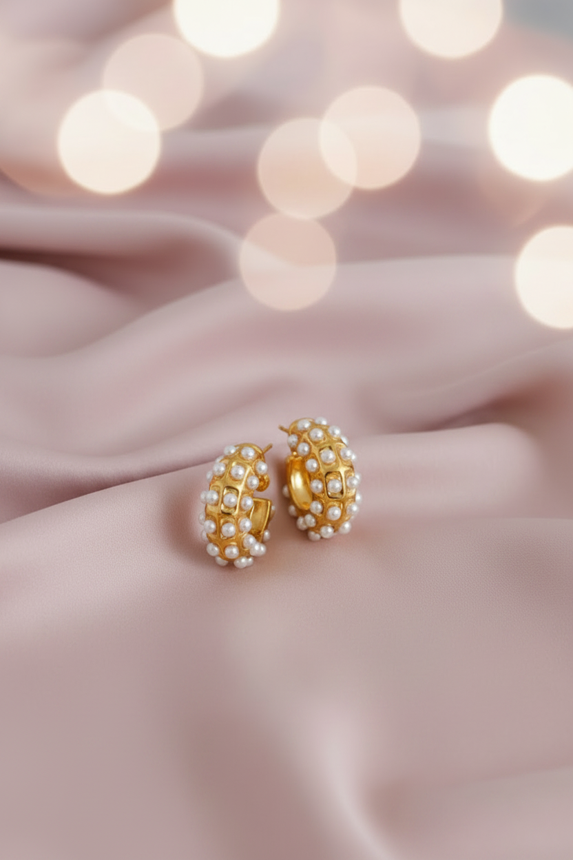 Vintage Inspired Pearl Earrings