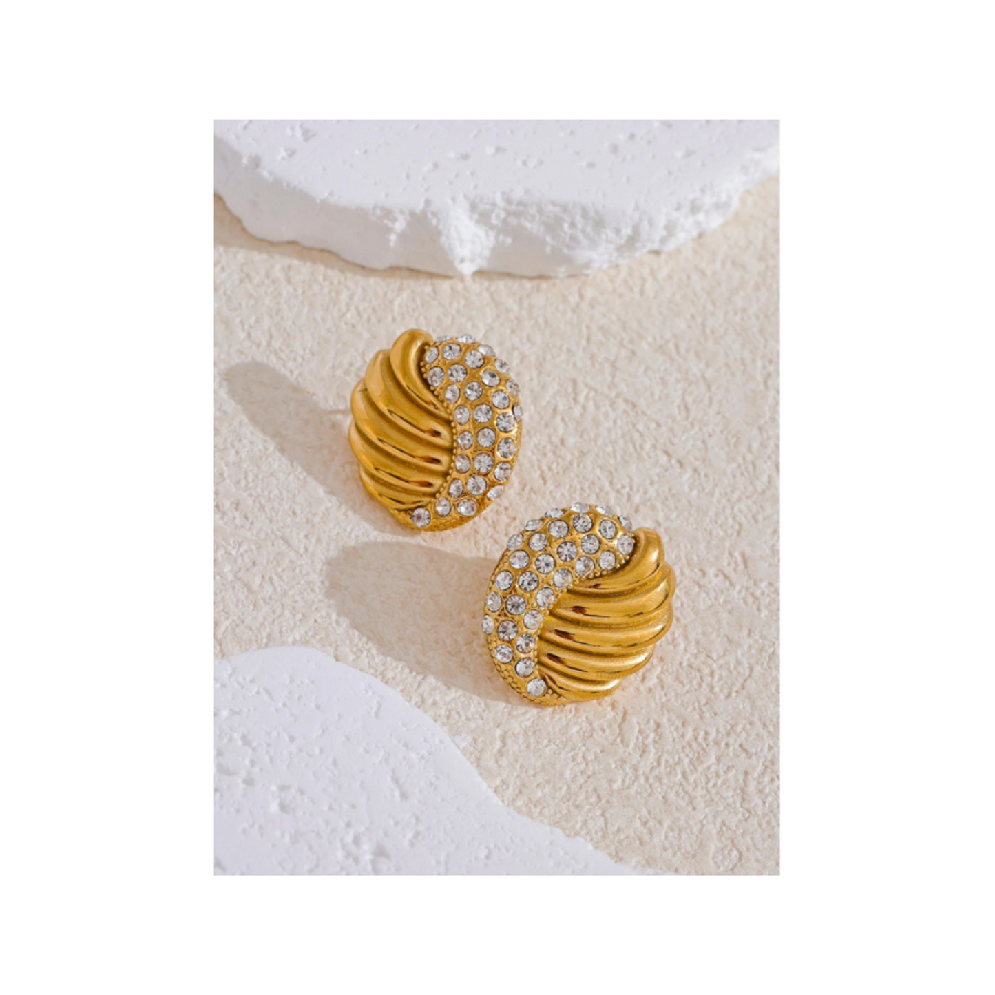 Vintage Inspired Button Earrings