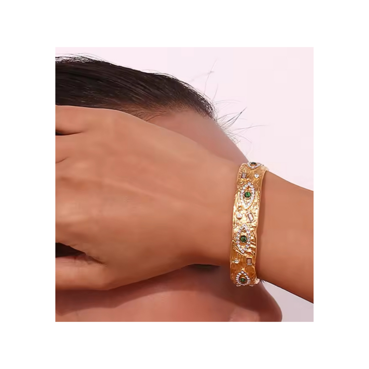 Malachite Eye Bangle