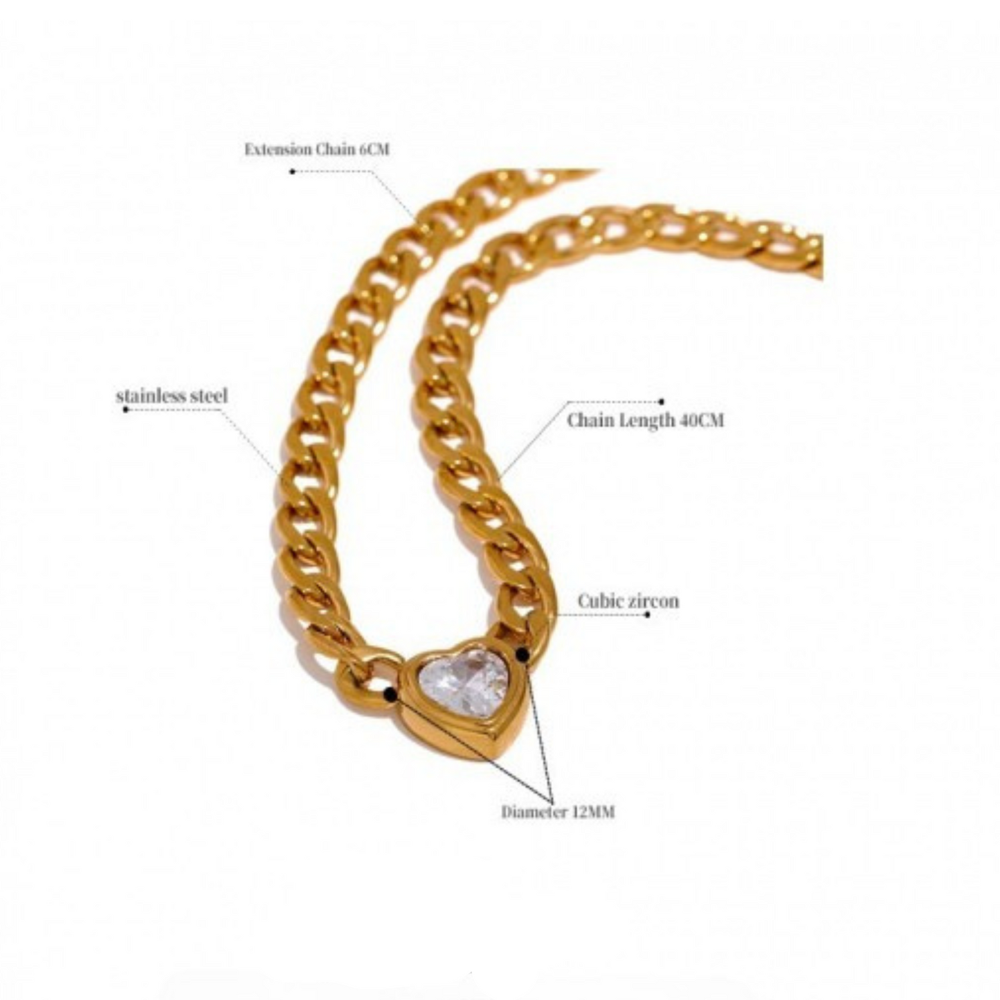Gorgeous Heart Chain