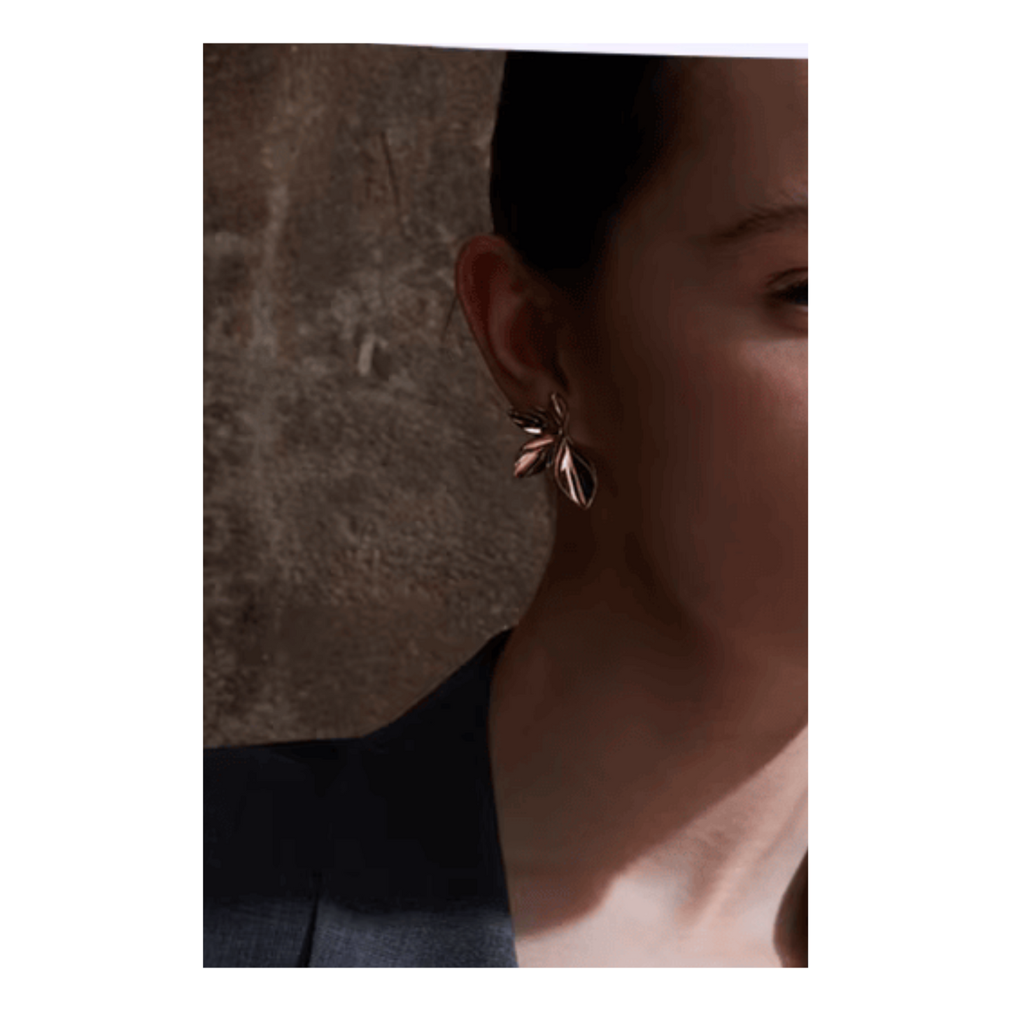 Fanned Out Floral Studs