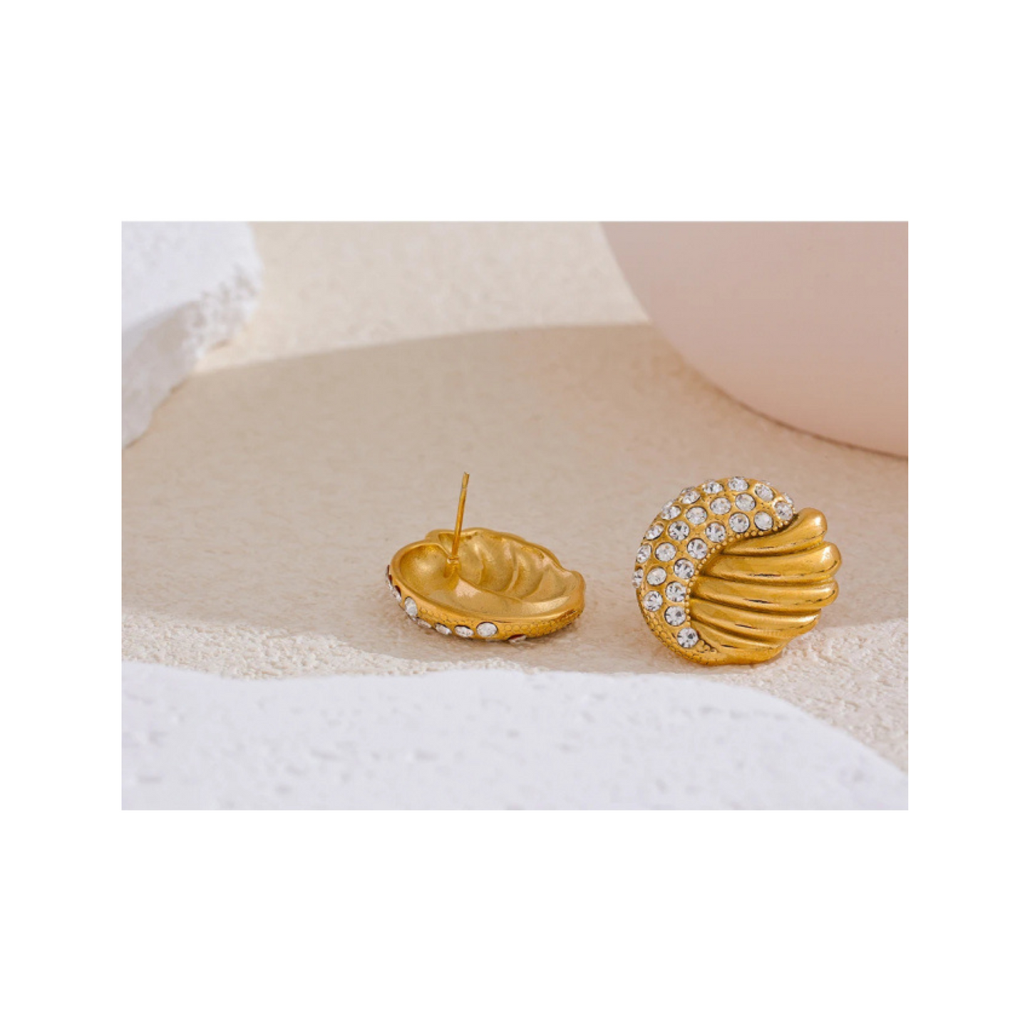 Vintage Inspired Button Earrings