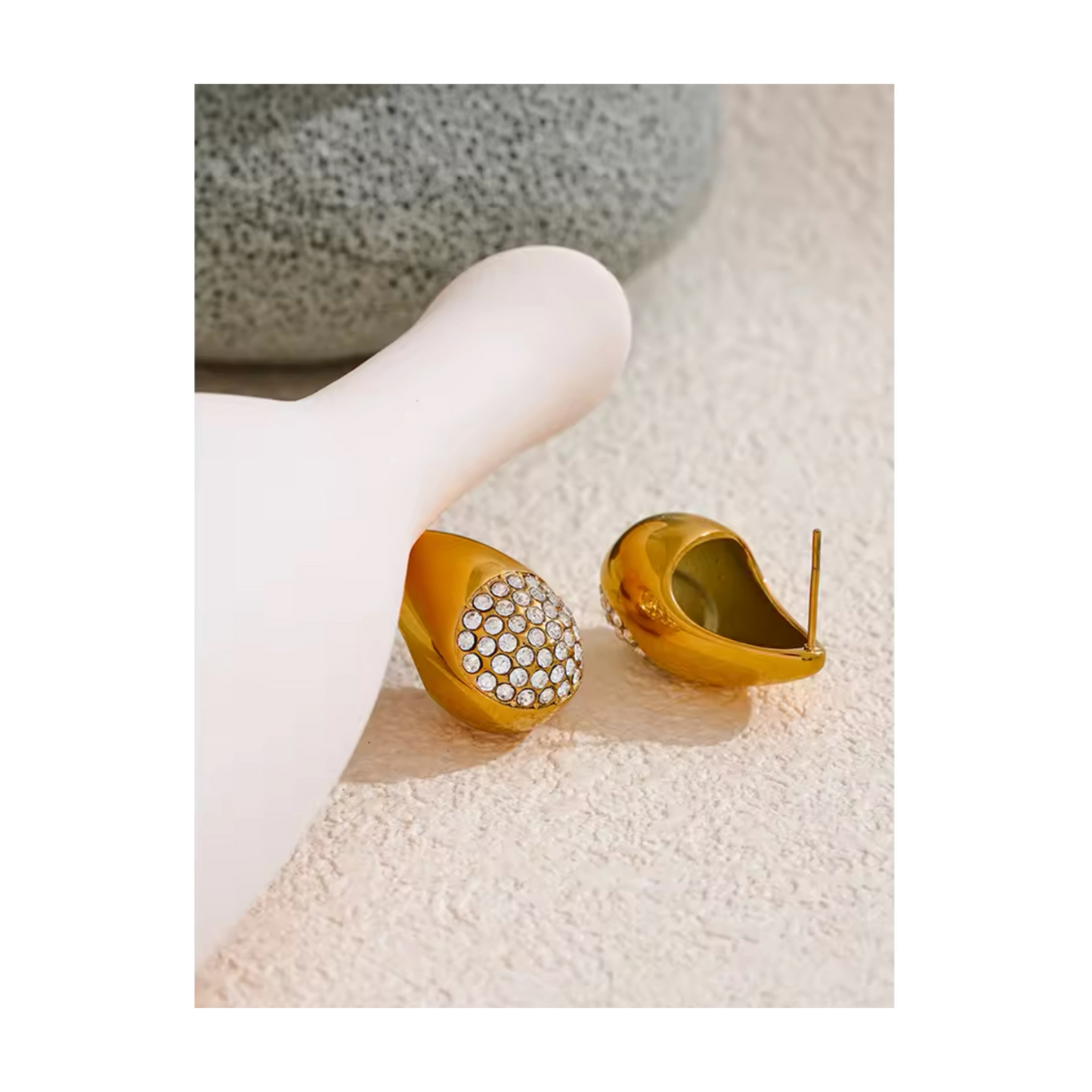 Cluster Gem Droplet Studs