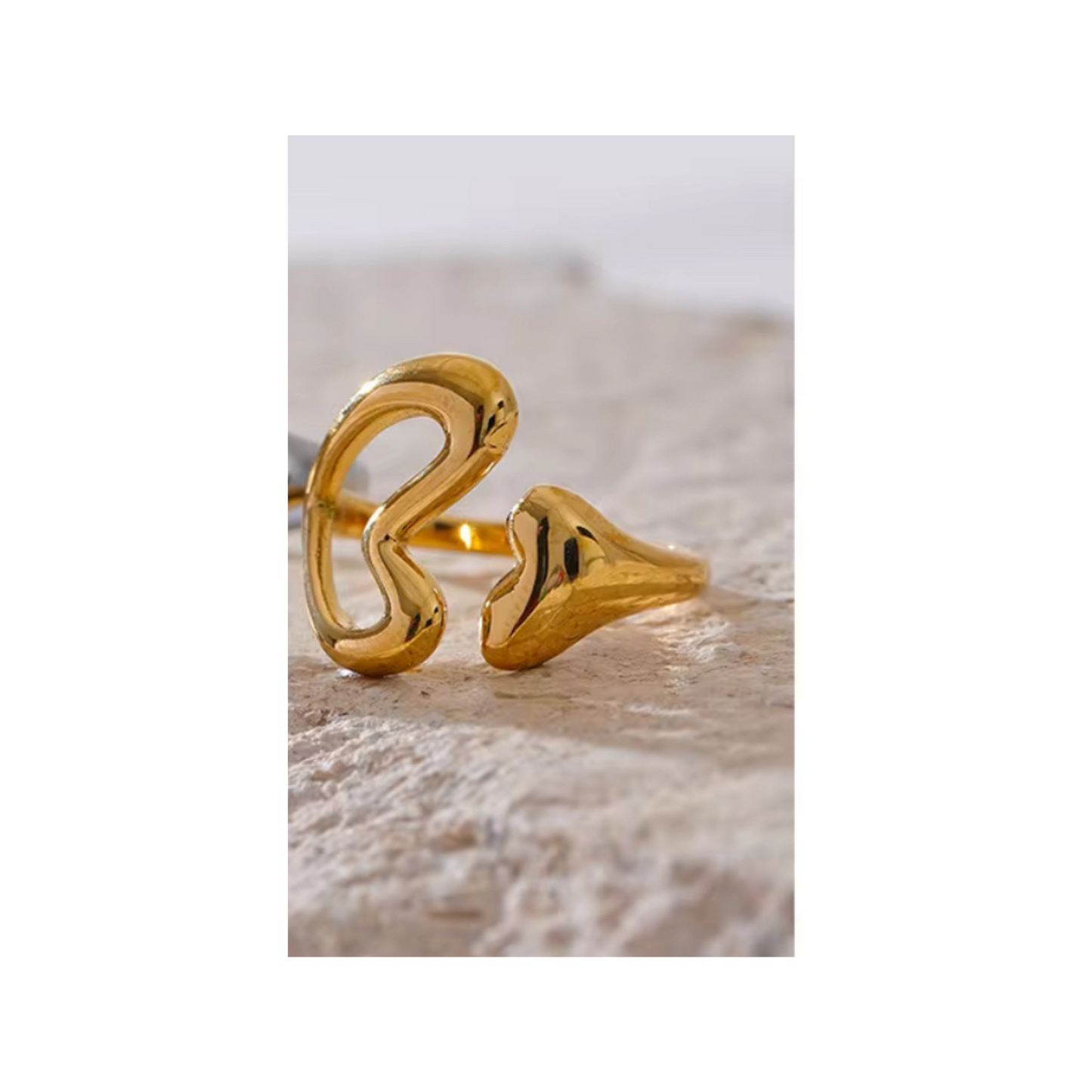 Open Wrap Heart Ring