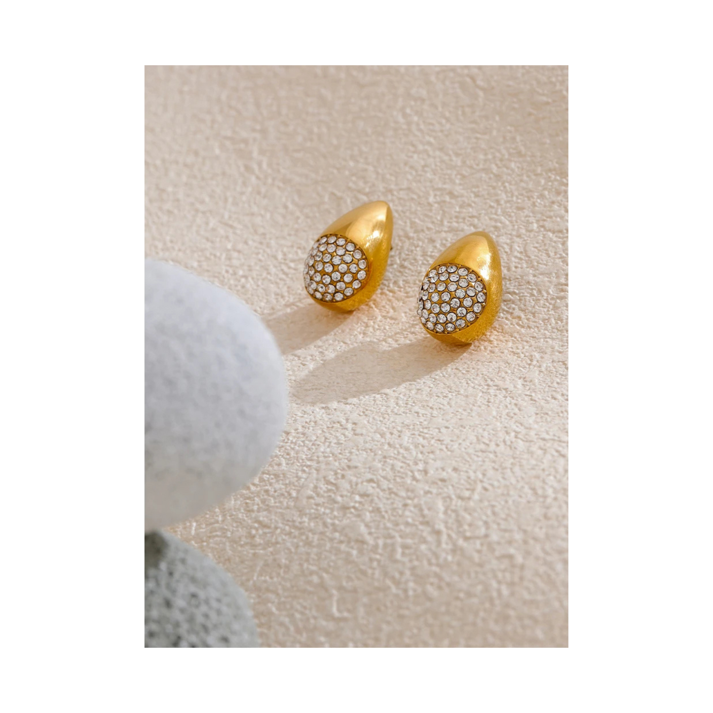 Cluster Gem Droplet Studs