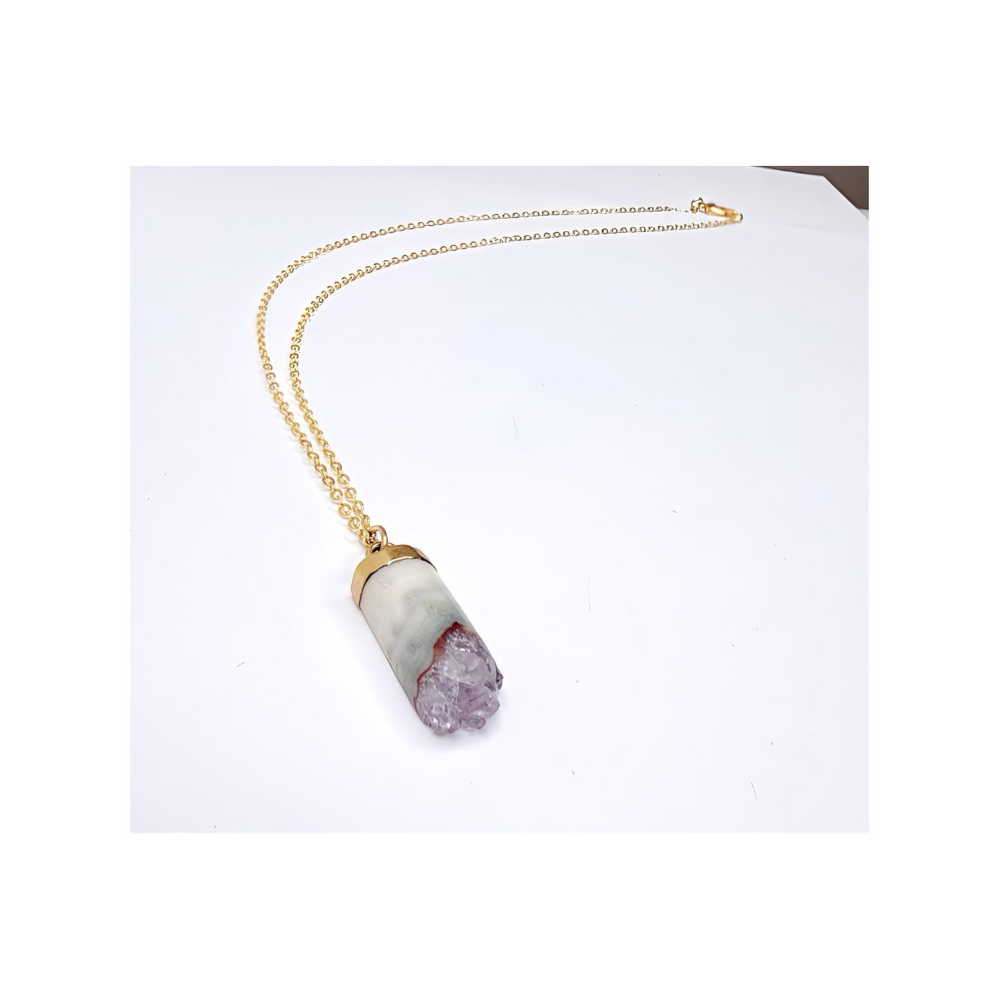 Amethyst Pendant Necklace