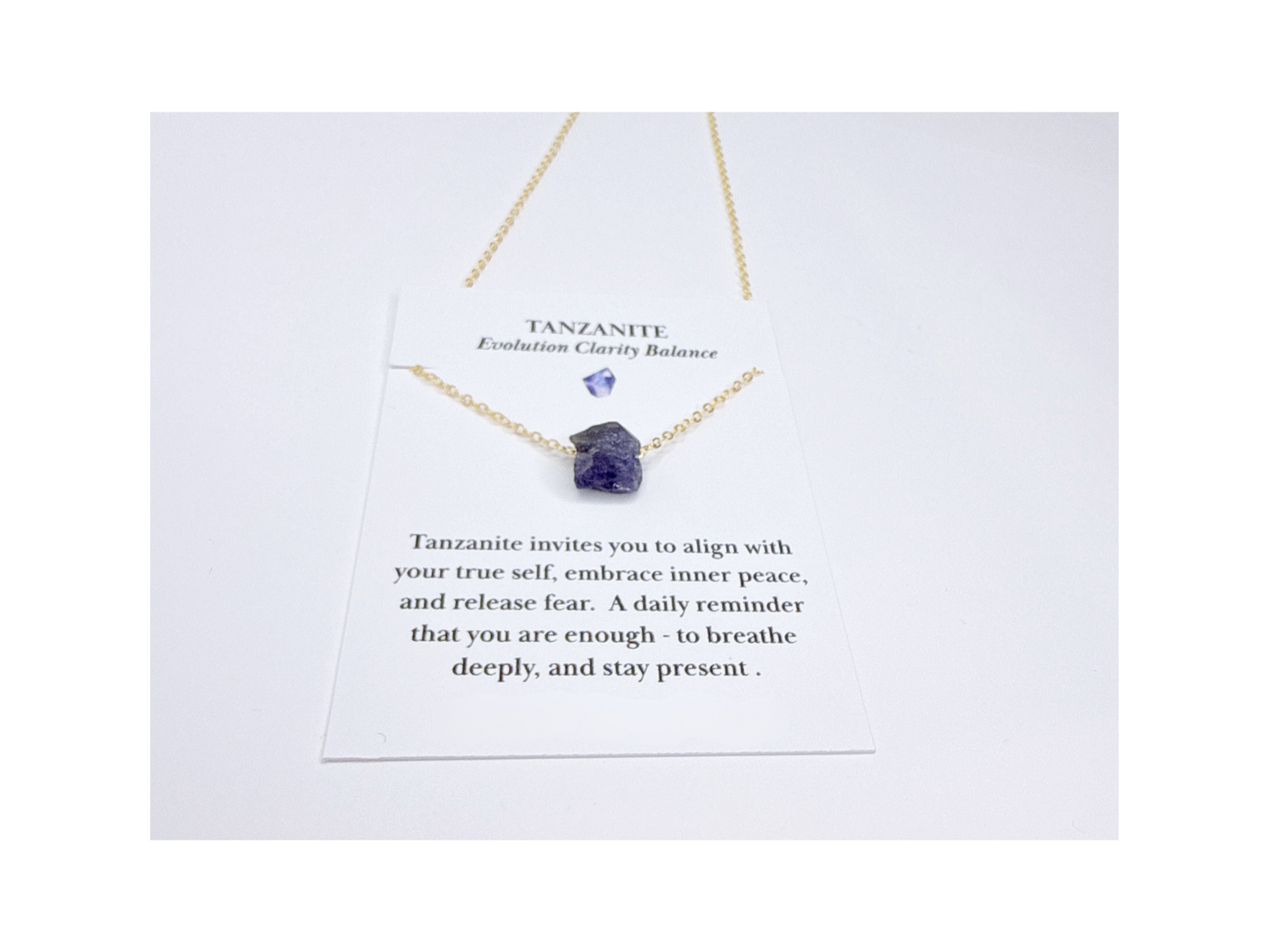 December Birthstone Tanzanite Necklace