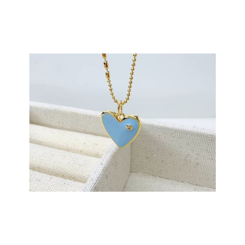 Tiffany Blue Heart Necklace