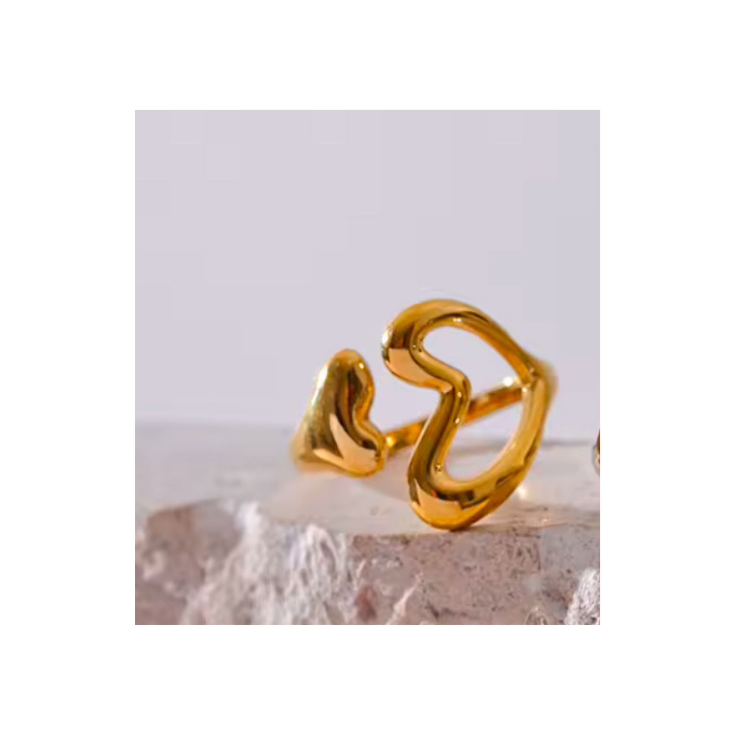 Open Wrap Heart Ring