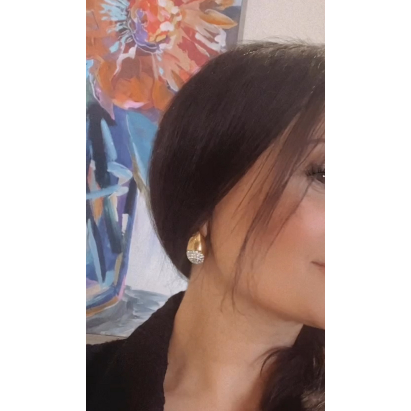 Cluster Gem Droplet Studs