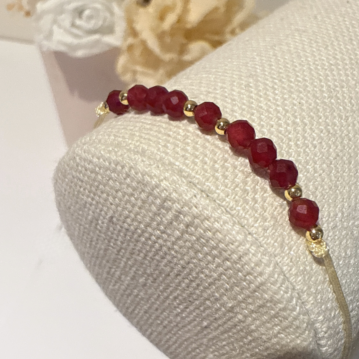 Ruby Bracelet July Birthstone