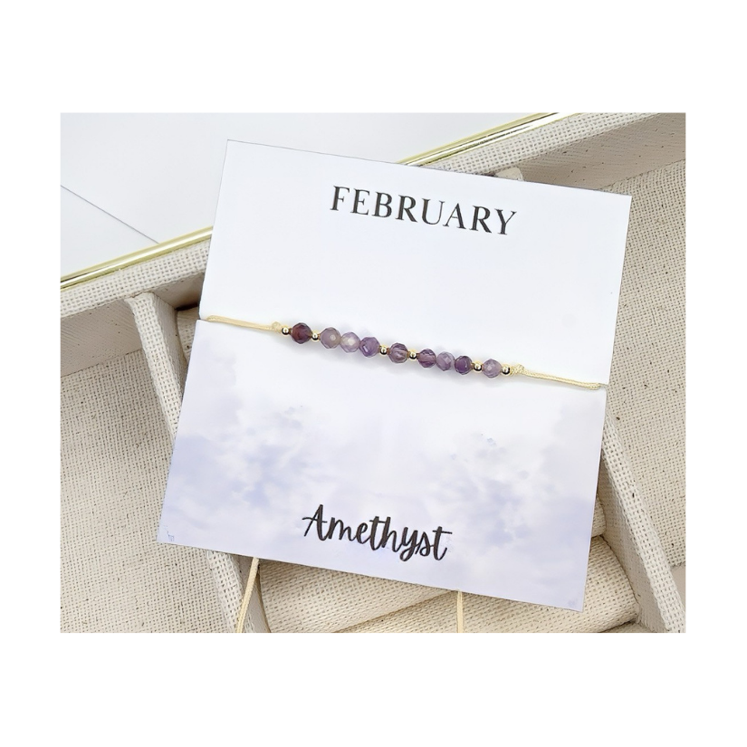 Amethyst Bracelet February Birthstone