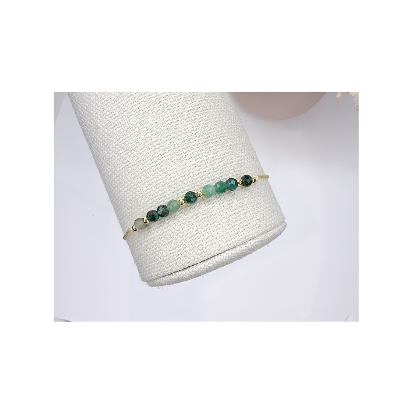 Emerald May Birthstone Bracelet