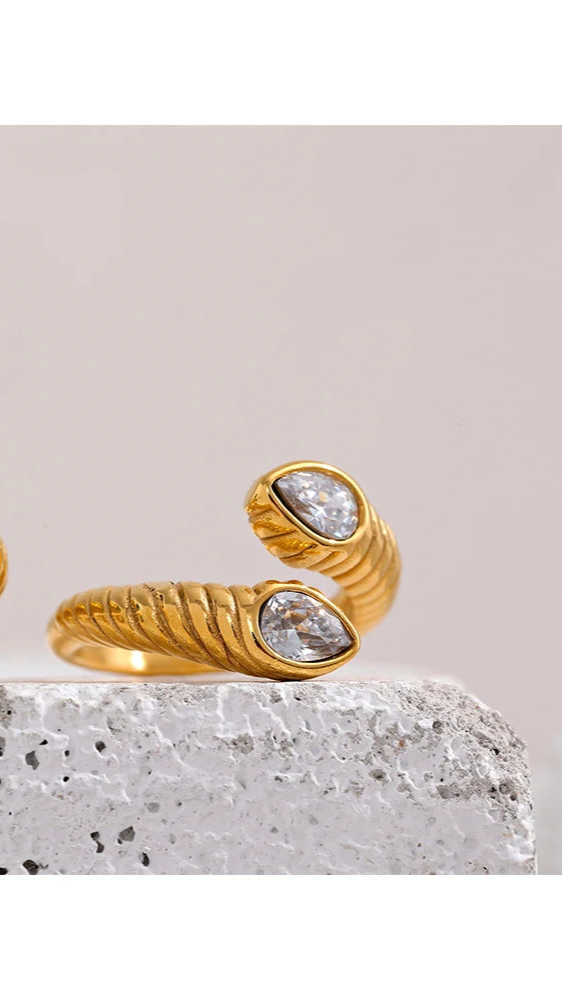 Wrap Around Jewel Ring
