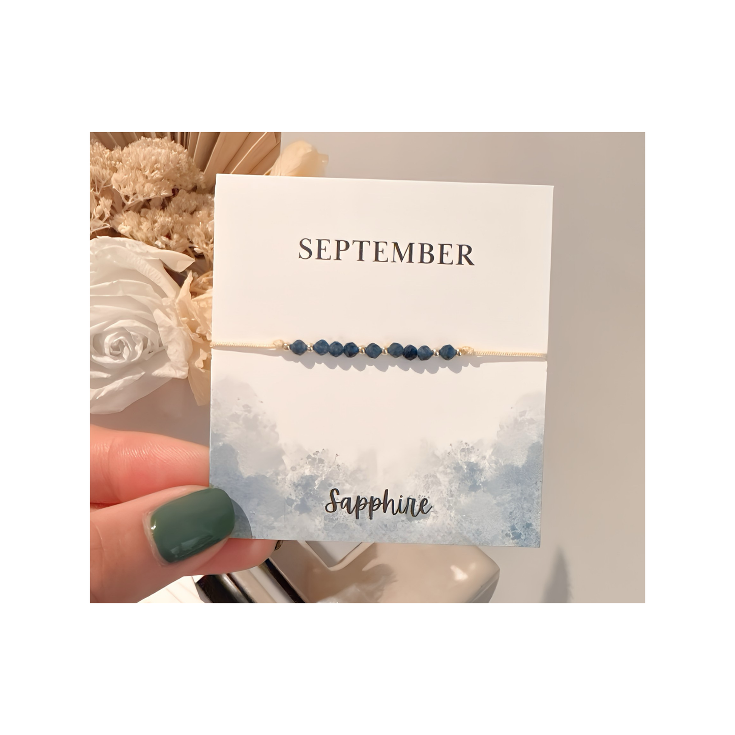 September Gemstone Bracelet-Tanzanite Birthstone