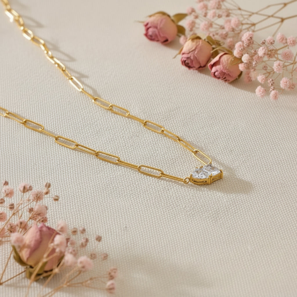 Gorgeous Mixed Stone & Chain Necklace