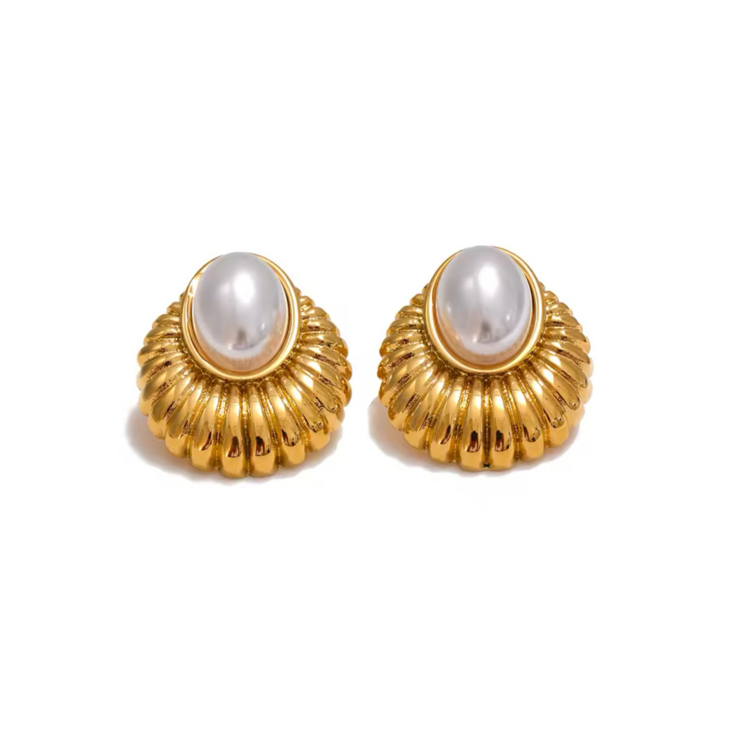 Vintage Inspired Pearl Studs