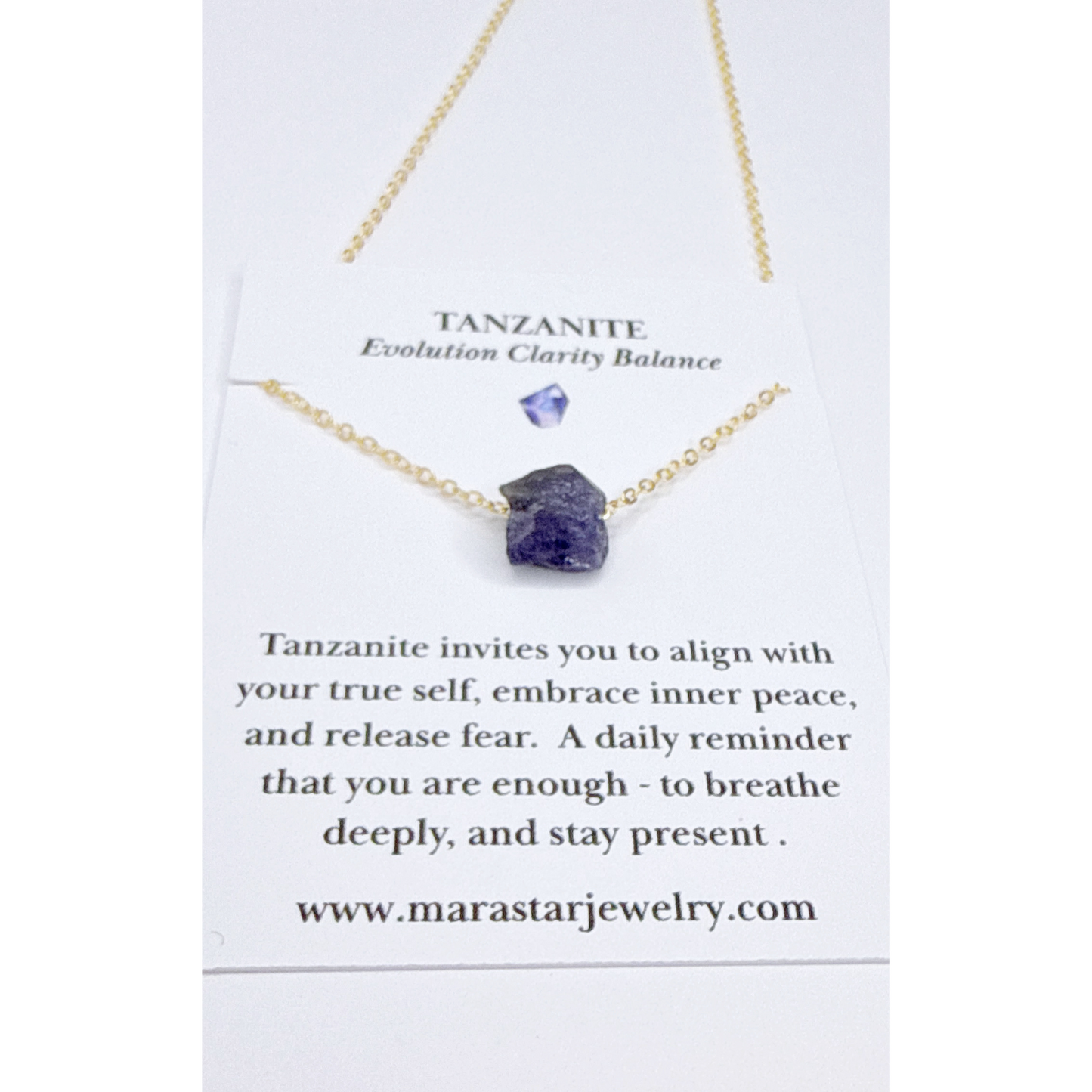 December Birthstone Tanzanite Necklace