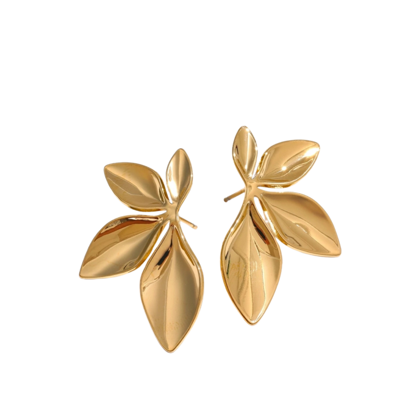 Fanned Out Floral Studs