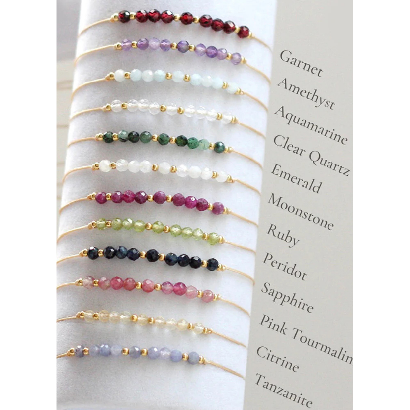 September Gemstone Bracelet-Tanzanite Birthstone