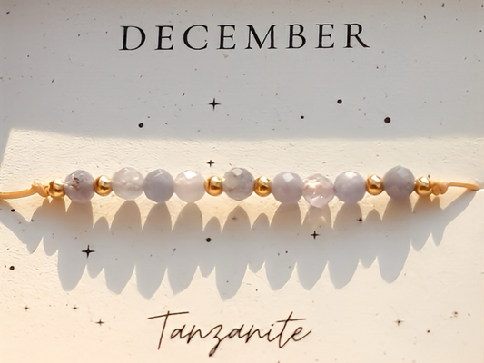 December Gemstone Bracelet-Tanzanite Birthstone