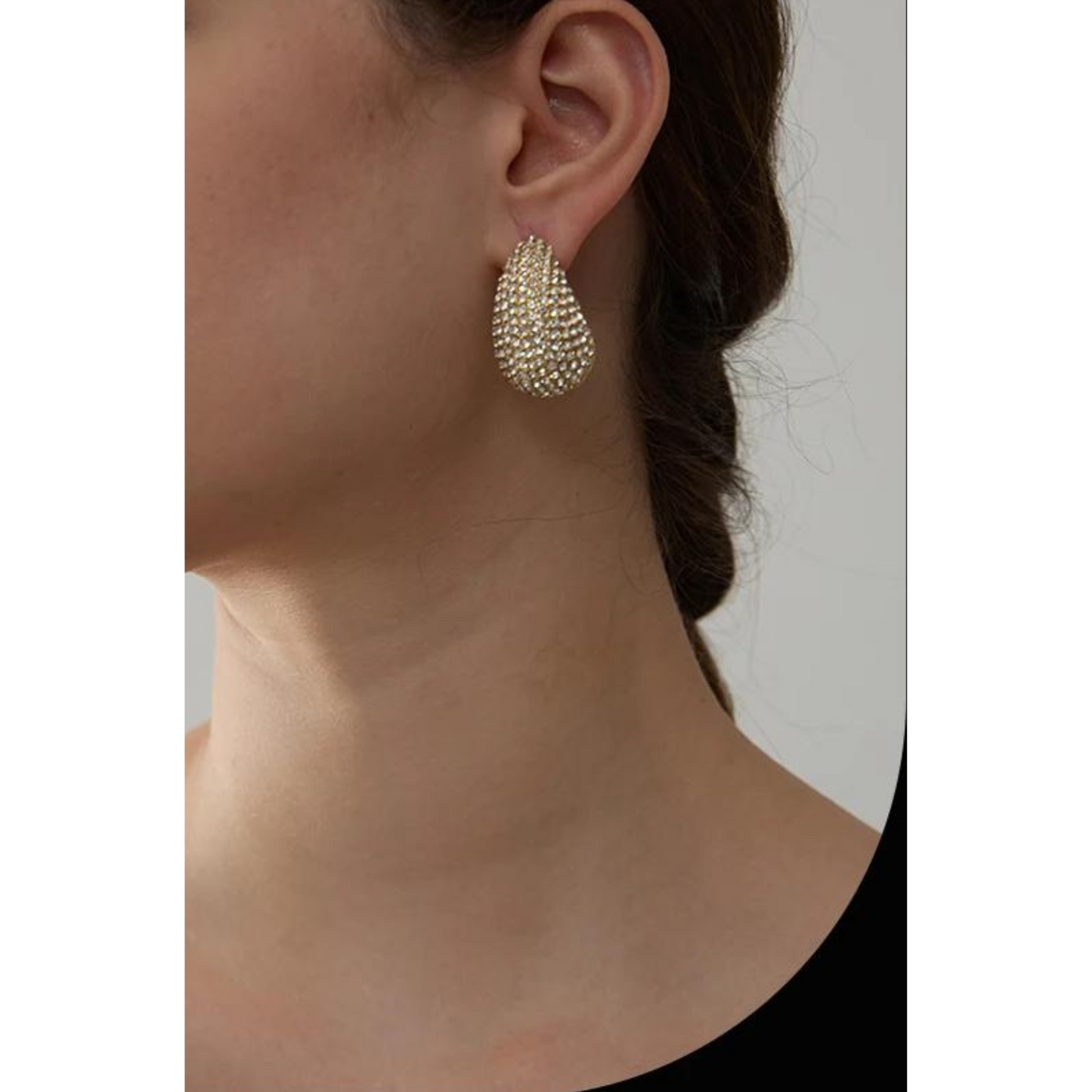 CZ Water Drop Earring