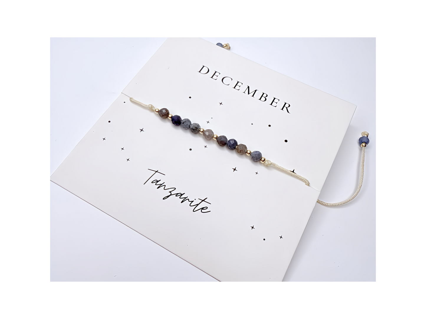 December Gemstone Bracelet-Tanzanite Birthstone