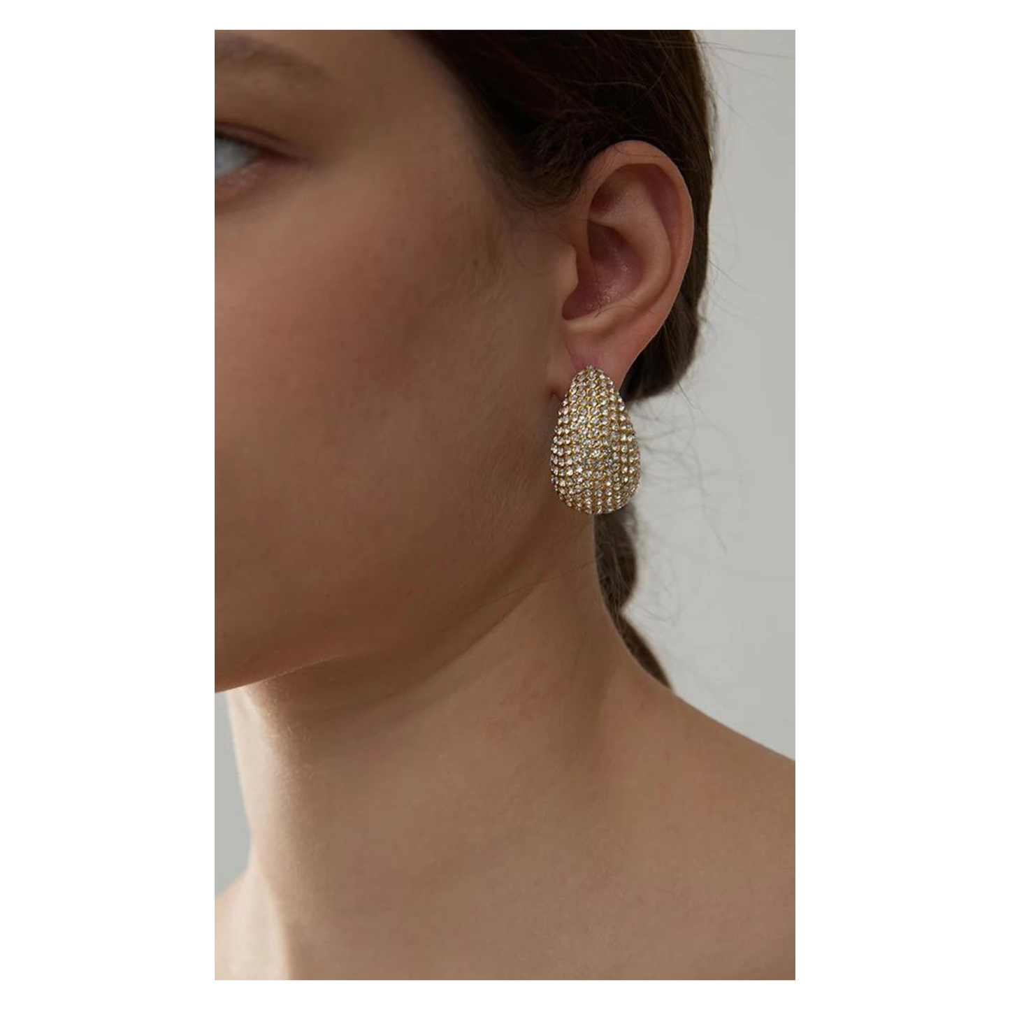 CZ Water Drop Earring