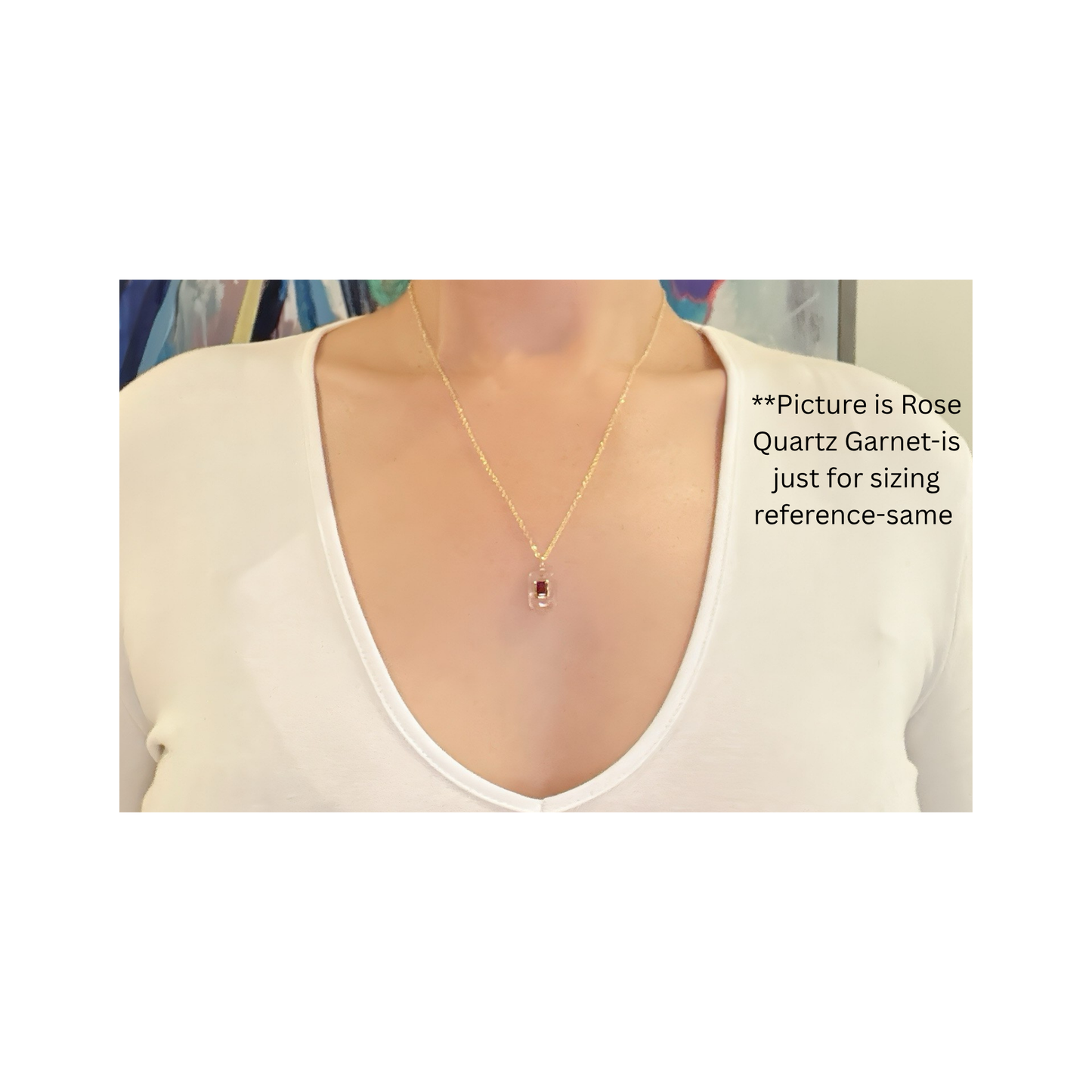 Rose Quartz Pink Sapphire Pendant Necklace: 18K Gold Vermeil Sterling Silver