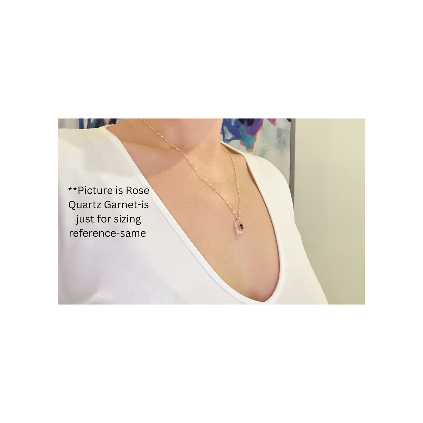 Rose Quartz Pink Sapphire Pendant Necklace: 18K Gold Vermeil Sterling Silver