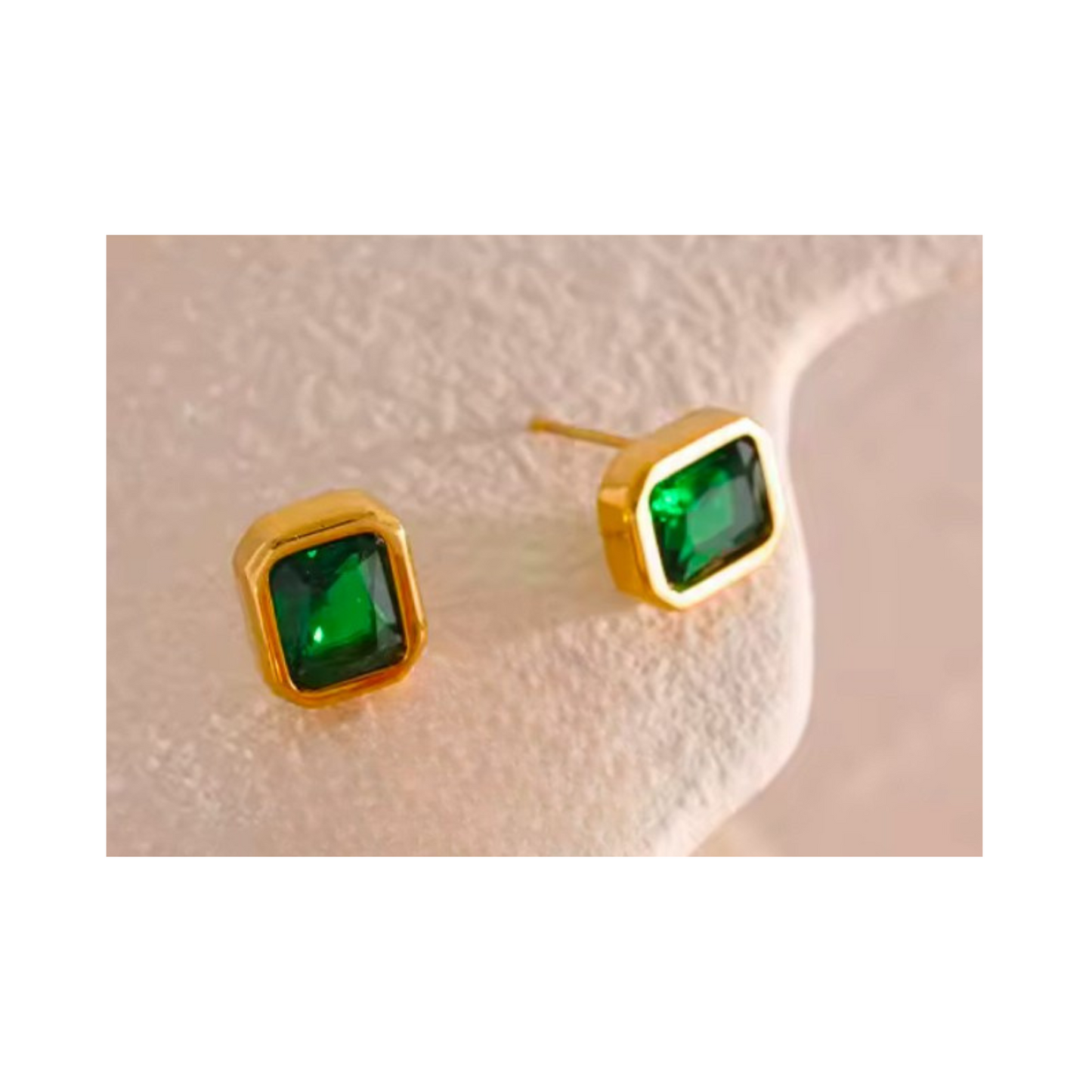 Gorg Green Gem Studs
