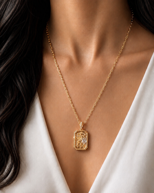 444 - Protected & Guided Locket - Angel Number