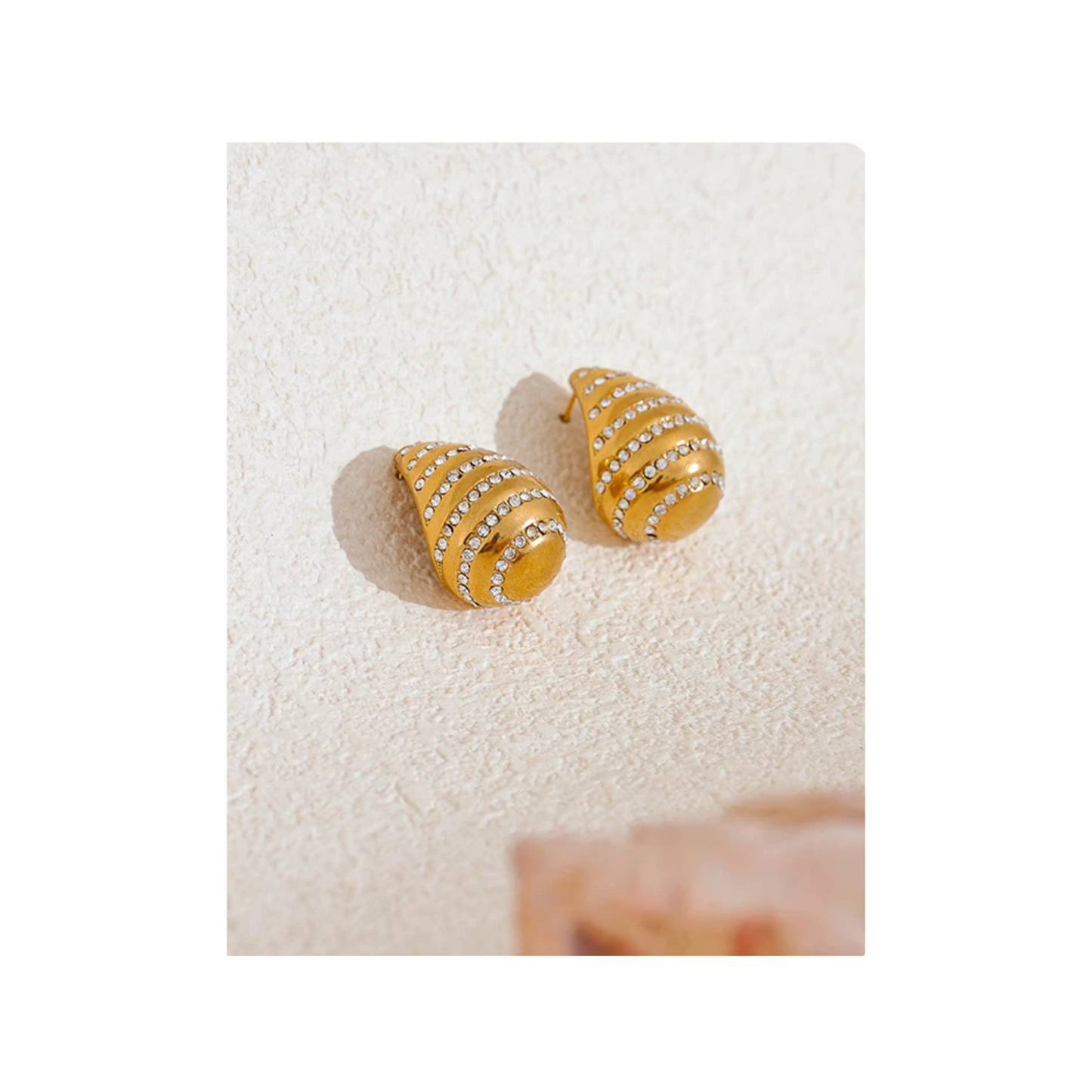 Sparkle Droplet Studs