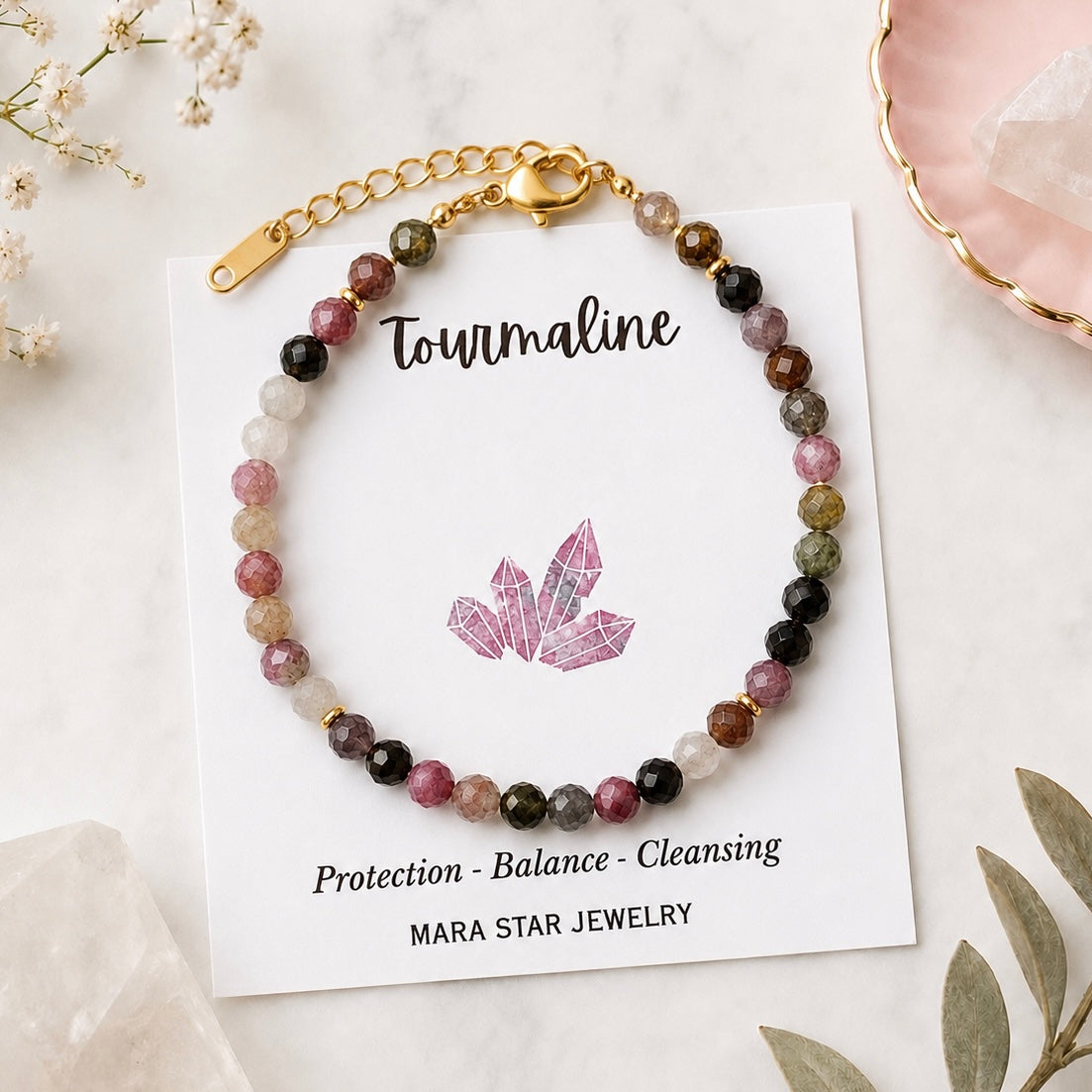 Tourmaline Gemstone Bracelet