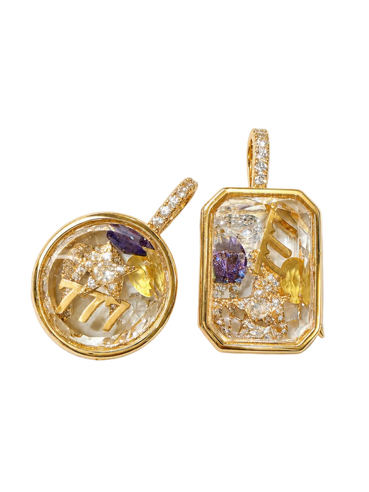 777 - Aligned & Guided Locket - Angel Number