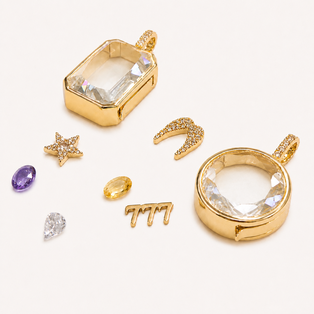 777 - Aligned & Guided Locket - Angel Number