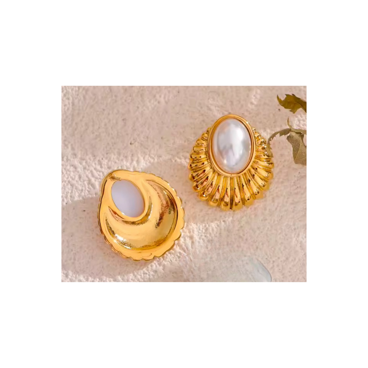 Vintage Inspired Pearl Studs