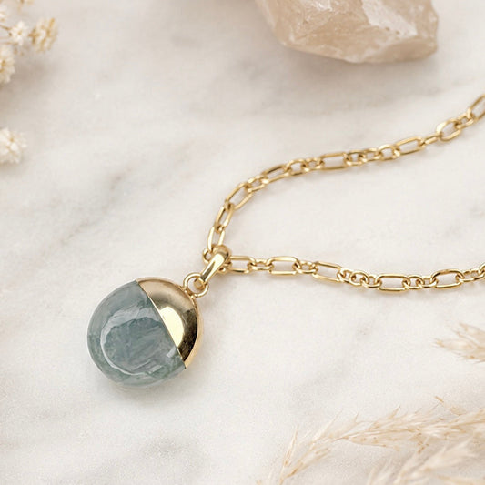 Aquamarine Pendant Necklace