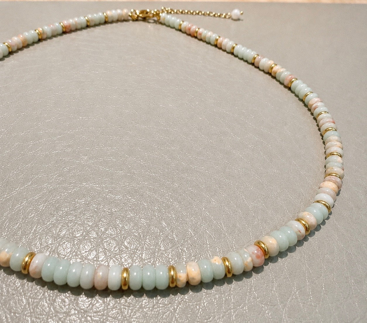 Aqua Terra Gemstone Choker Necklace