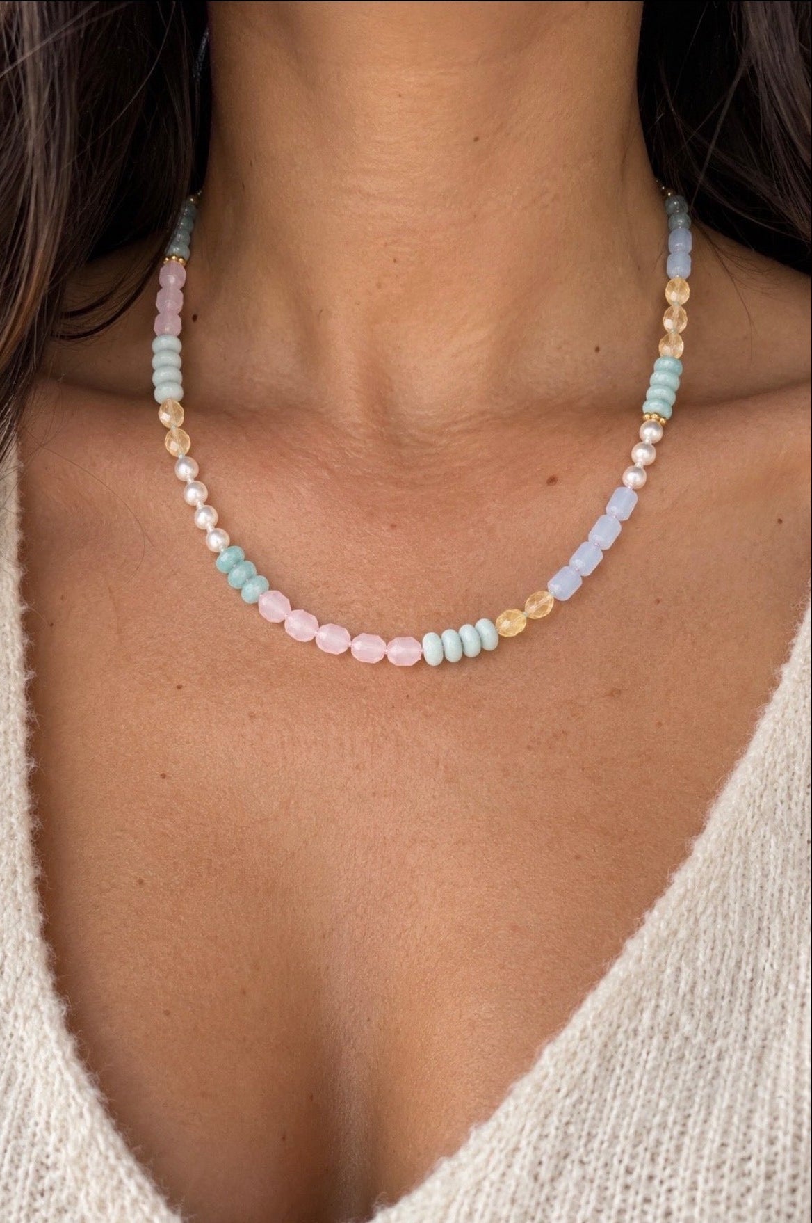 Mixed Gemstone Necklace