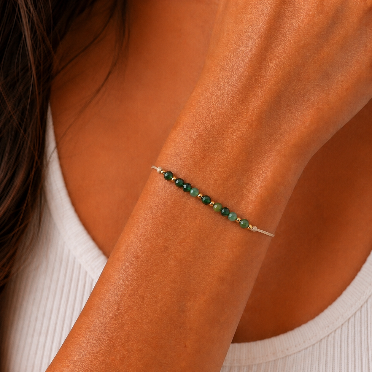 Emerald May Birthstone Bracelet