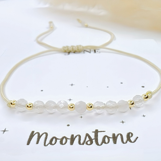 Moonstone June Birthstone Bracelet