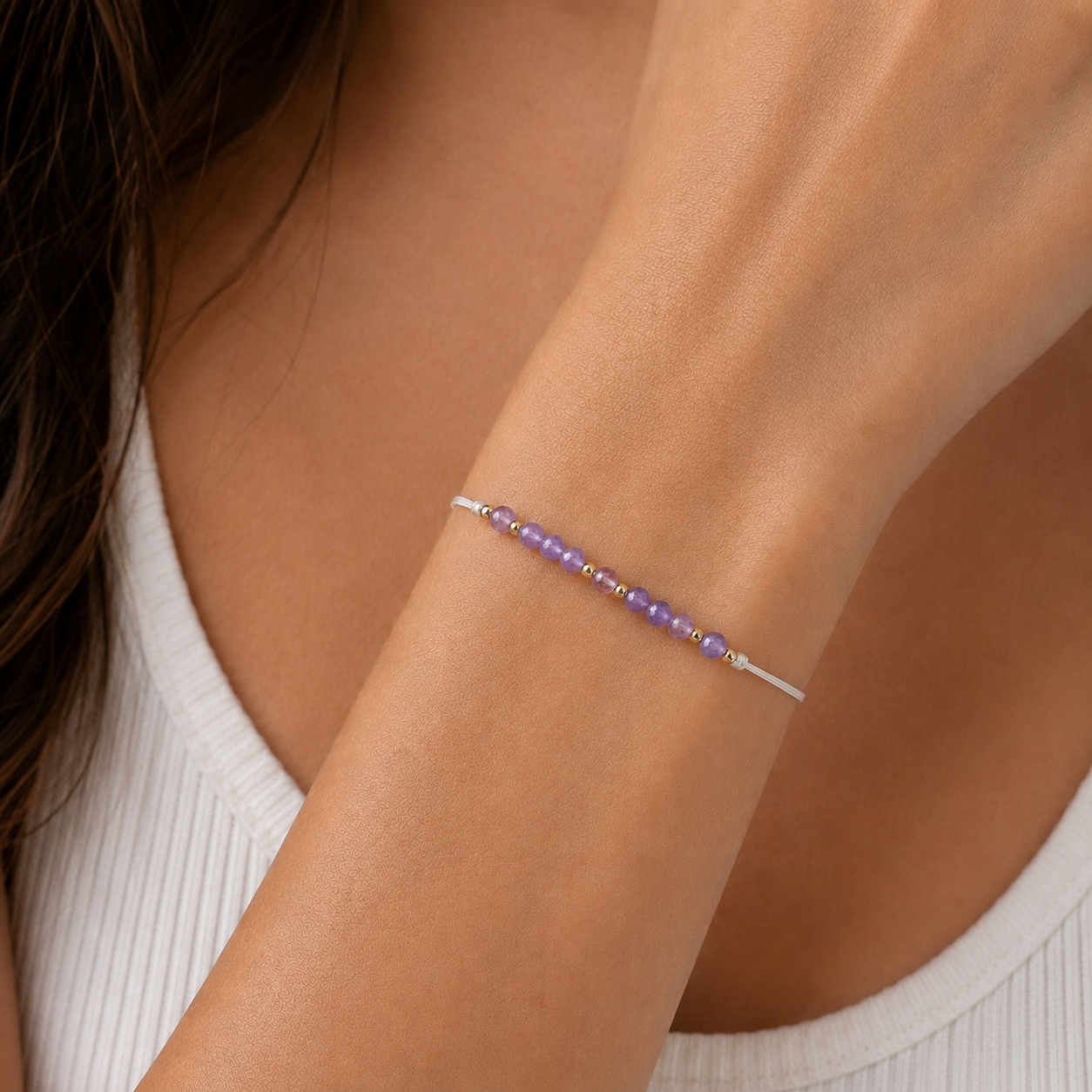 Amethyst Bracelet February Birthstone